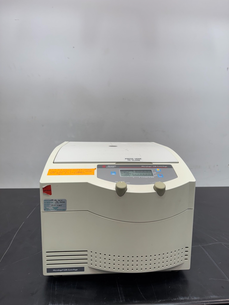 Image of Beckman Coulter Microfuge 22R Refrigerated Centrifuge.